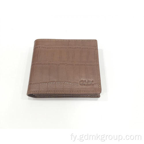 Manlju koarte Top Layer Leather Wallet Business